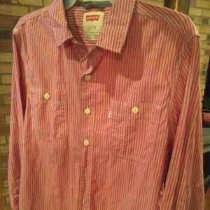 Levi's Men Oxford Shirt Sz Small